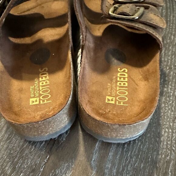 White Mountain Helga Brown Sandal SZ 10 M - Picture 5 of 7